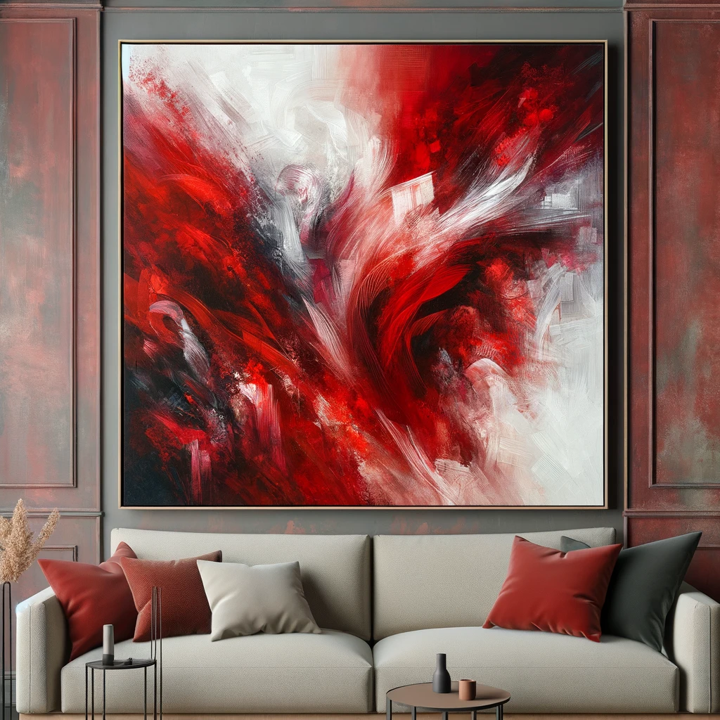 Red Wall Art